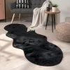 Paco Home Tapis De Salon Tapis Poils Ras Doux Moderne Monochrome Fausse Fourrure... -Magasin Joss & Main tapis de salon tapis poils ras doux moderne monochrome fausse fourrure noir 13743336 37958130 1140x1140
