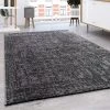 Paco Home Tapis De Salon Tissage Plat Moderne Uni Pastel Gris