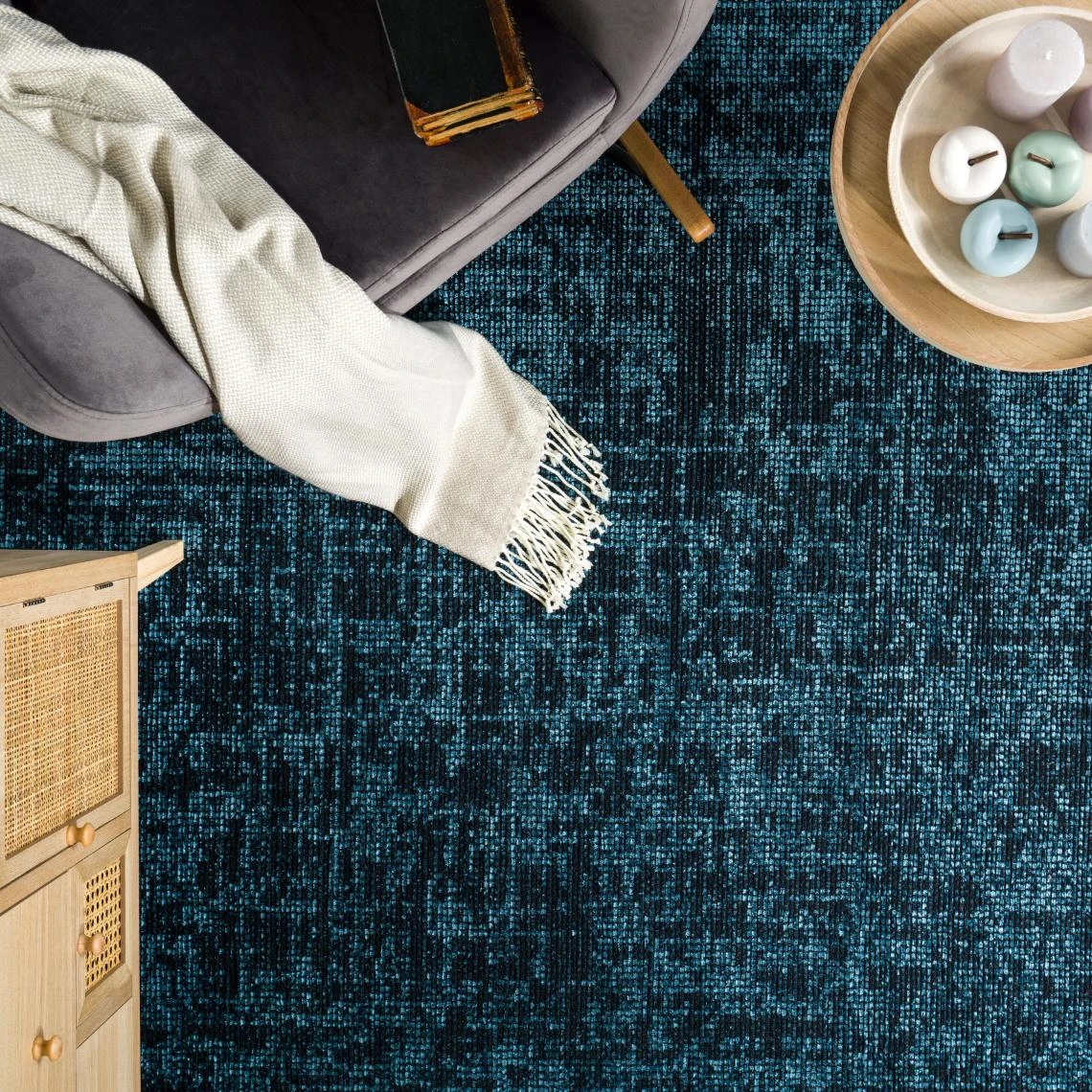 Paco Home Tapis De Salon Tissage Plat Moderne Uni Pastel Turquoise Bleu 5 Paco Home Tapis De Salon Tissage Plat Moderne Uni Pastel Turquoise Bleu – Image 3