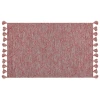 Beliani Tapis En Coton 140 X 200 Cm Rouge NIGDE -Magasin Joss & Main tapis en coton 140 x 200 cm rouge nigde 13805010 38189828 1140x1140