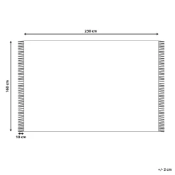 Beliani Tapis En Coton Beige Et Noir 160 X 230 Cm KONUR -Magasin Joss & Main tapis en coton beige et noir 160 x 230 cm konur 13809714 38232638 1140x1140