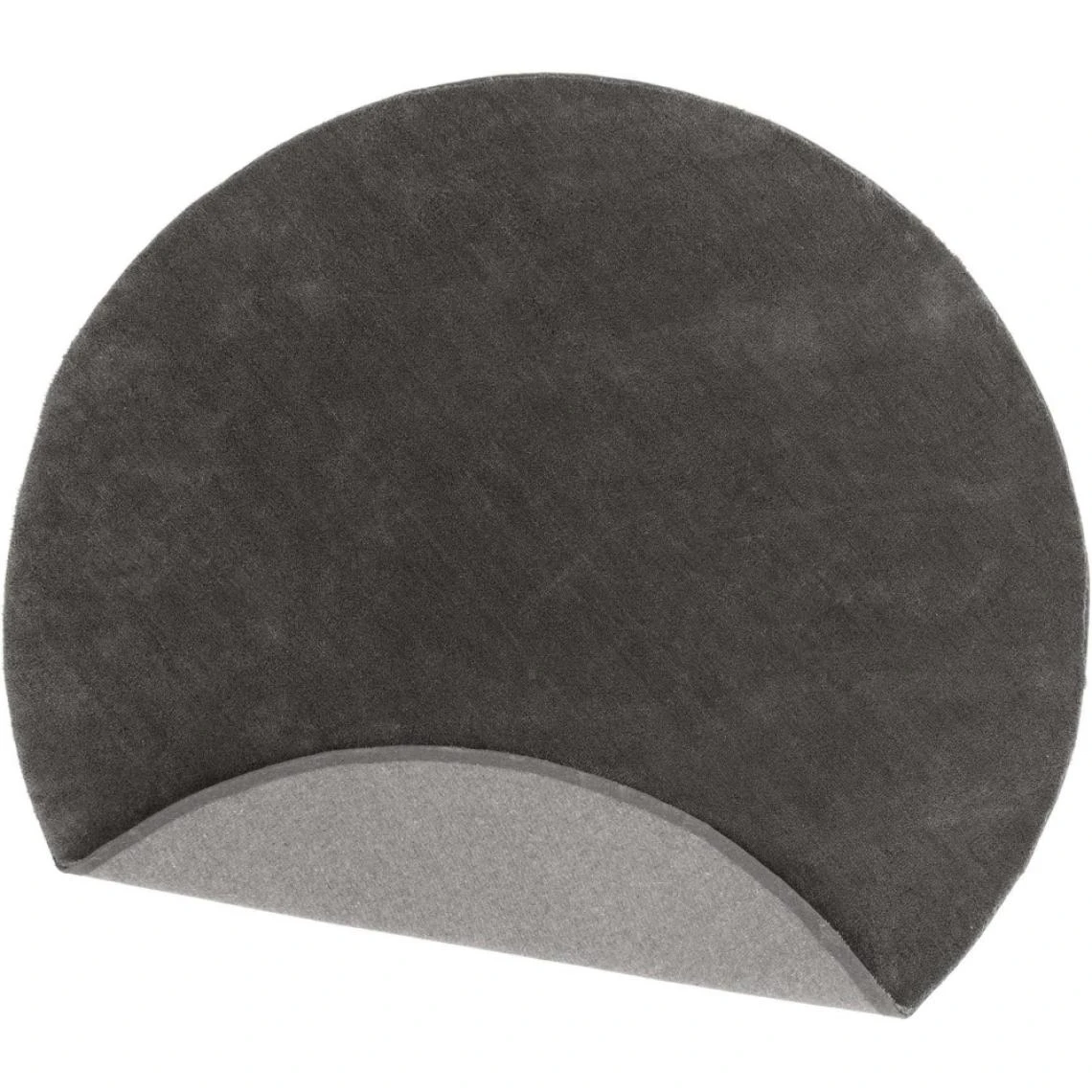 Venture Home Tapis En Coton Et Polyester Effet Viscose Gris Foncé Undra Diamètre ... 5 Venture Home Tapis En Coton Et Polyester Effet Viscose Gris Foncé Undra Diamètre ... – Image 3