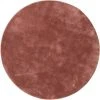 Venture Home Tapis En Coton Et Polyester Effet Viscose Rose Undra Diamètre 200 Cm.