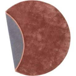 Venture Home Tapis En Coton Et Polyester Effet Viscose Rose Undra Diamètre 200 Cm. -Magasin Joss & Main tapis en coton et polyester effet viscose rose undra diametre 200 cm 13592660 37321340 1140x1140