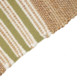 Beliani Tapis En Jute 80 X 150 Cm Beige Et Vert Olive MIRZA -Magasin Joss & Main tapis en jute 80 x 150 cm beige et vert olive mirza 14055218 39014664 1140x1140