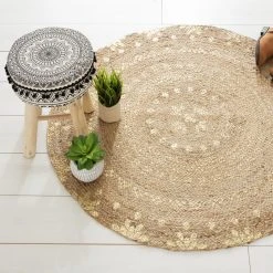 3S. X Home Tapis En Jute Gold AMINIA D115 11 3S. X Home Tapis En Jute Gold AMINIA D115 -Magasin Joss & Main tapis en jute mina gold 1274721 3 1140x1140