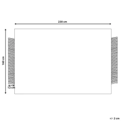 Beliani Tapis En Laine Blanc Cassé Et Noir 160 X 230 Cm TACETTIN -Magasin Joss & Main tapis en laine blanc casse et noir 160 x 230 cm tacettin 14047368 38988918 1140x1140