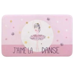 Paris Prix Tapis Enfant Imprimé Petite Étoile 45x75cm Rose