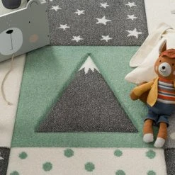 Paco Home Tapis Enfant Tapis Chambre Enfant Fille Garcon Pastel 3D Pois Etoile V... -Magasin Joss & Main tapis enfant tapis chambre enfant fille garcon pastel 3d pois etoile vert gris 13888866 38494848 1140x1140