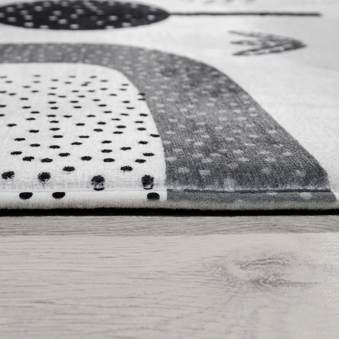 Paco Home Tapis Enfant Tapis Chambre Enfant Motif Animal Arbre Rue Blanc Gris 5 Paco Home Tapis Enfant Tapis Chambre Enfant Motif Animal Arbre Rue Blanc Gris – Image 3