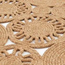 Avril Paris Tapis Extérieur - 120x120cm - Naturel - 100% Polypropylène Résistan... -Magasin Joss & Main tapis exterieur 120x120cm naturel 100 polypropylene resistant aux uv tisse a la main rina 14121148 39354968 1140x1140