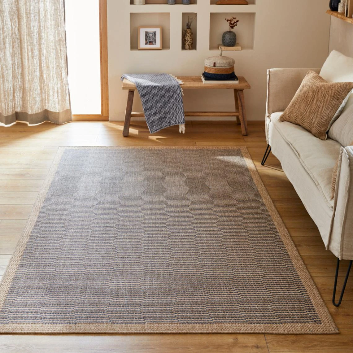 Avril Paris Tapis Extérieur - 120x170cm - Naturel - 100% Polypropylène Résistan... 4 Avril Paris Tapis Extérieur - 120x170cm - Naturel - 100% Polypropylène Résistan... – Image 2