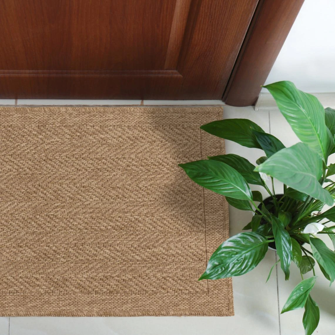 Avril Paris Tapis Extérieur - 50x80cm - Naturel - 100% Polypropylène Résistant ... 4 Avril Paris Tapis Extérieur - 50x80cm - Naturel - 100% Polypropylène Résistant ... – Image 2