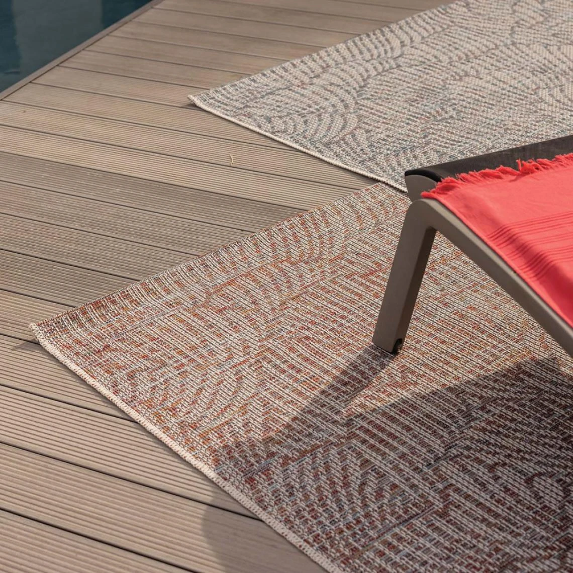 Vivaraise Tapis Extérieur En Polypropylène Maeva Marmelade 60 X 110 Cm. 4 Vivaraise Tapis Extérieur En Polypropylène Maeva Marmelade 60 X 110 Cm. – Image 2