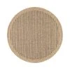 Avril Paris Tapis Extérieur Rond - 160cm - Naturel - 100% Polypropylène Résista...