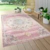Paco Home Tapis Exterieur Terrasse Balcon Tapis Cuisine Motif Oriental Bordure R...