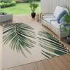 Paco Home Tapis Exterieur Terrasse Salon Cuisine Palmiers Jungle Fleuri Motif Bo...