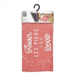 Ac-Deco Tapis Imprimé - 50 X 80 Cm - Les Pieds Sur Terre - Rouge -Magasin Joss & Main tapis imprime 50 x 80 cm les pieds sur terre rouge 8363367 21228621 1140x1140