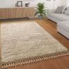 Paco Home Tapis Poil Long Tapis De Salon Shaggy Aspect Flokati À Franges Chiné...