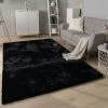 Paco Home Tapis Poils Longs Tapis De Salon Shaggy Imitation Fourrure Lapin Moell...