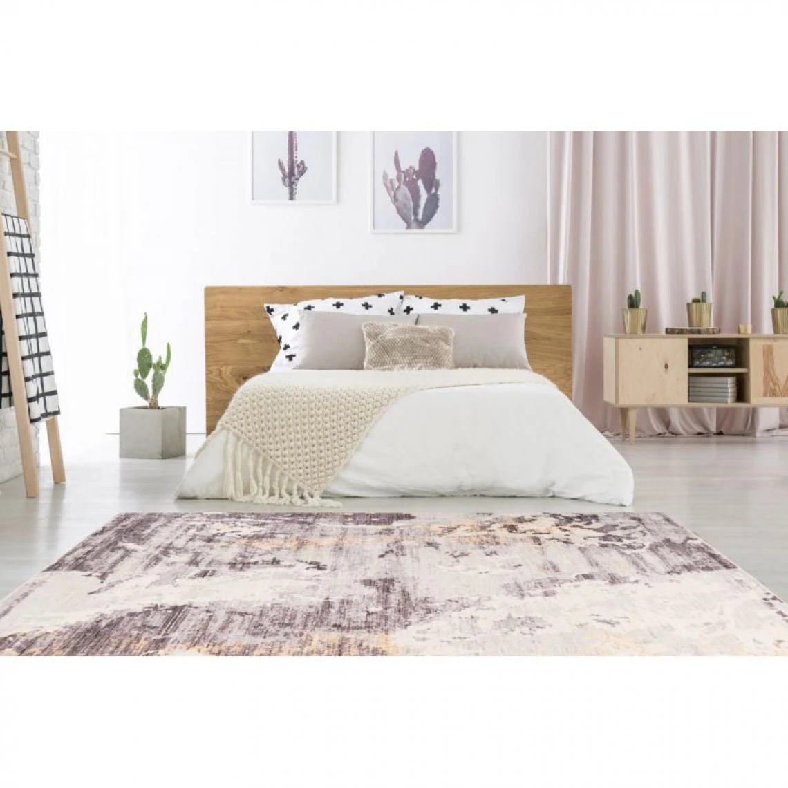 Paris Prix Tapis Rétro Tissé à La Main Piedmont Multicolore 120 X 170 Cm 7 Paris Prix Tapis Rétro Tissé à La Main Piedmont Multicolore 120 X 170 Cm – Image 5