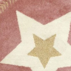 Paris Prix Tapis Rond Enfant Étoile Métallisée 80cm Rose -Magasin Joss & Main tapis rond enfant toile metallisee 80cm rose 14126848 39377814 1140x1140