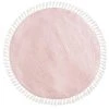 Pegane Tapis Ronde En Coton Et Polyester Coloris Rose - Diamètre : 90 Cm -Magasin Joss & Main tapis ronde en coton et polyester coloris rose diametre 90 cm 11524564 30193644 1140x1140