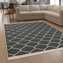 Paco Home Tapis Salon Adulte Lavable En Machine Scandinave Boho Franges Anthraci... -Magasin Joss & Main tapis salon adulte lavable en machine scandinave boho franges anthracite creme 13597660 37346956 1140x1140