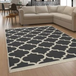 Paco Home Tapis Salon Chambre Adulte Lavable Scandinave Oriental Franges Anthrac... -Magasin Joss & Main tapis salon chambre adulte lavable scandinave oriental franges anthracite creme 13597656 37346944 1140x1140