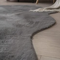 Paco Home Tapis Salon Tapis Poils Ras Doux Moderne Monochrome Fausse Fourrure An... -Magasin Joss & Main tapis salon tapis poils ras doux moderne monochrome fausse fourrure anthracite 13743278 37957942 1140x1140