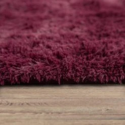 Paco Home Tapis Shaggy Tapis De Salon Fausse Fourrure Poil Long Moelleux Rouge B... -Magasin Joss & Main tapis shaggy tapis de salon fausse fourrure poil long moelleux rouge bordeaux 7788191 19687995 1200x1200