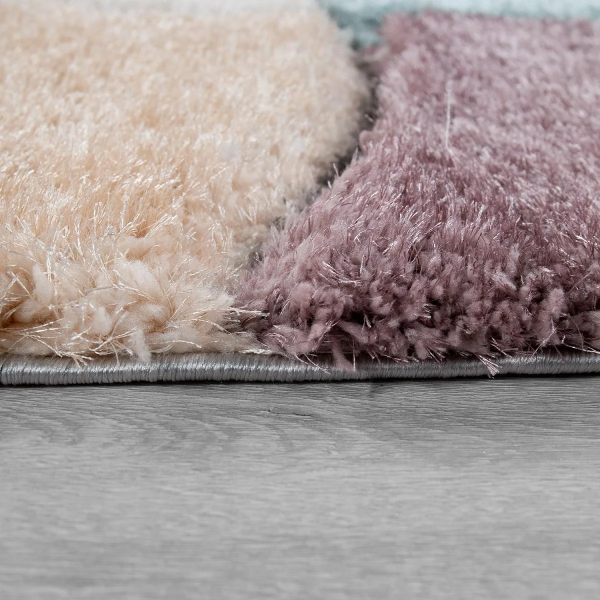 Paco Home Tapis Shaggy Tapis De Salon Poil Long 3D Moderne Pastel Gris Rouge Bei... 4 Paco Home Tapis Shaggy Tapis De Salon Poil Long 3D Moderne Pastel Gris Rouge Bei... – Image 2