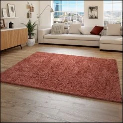 Paco Home Tapis Shaggy Tapis De Salon Poil Long Doux Moderne Motif Monochrome Or... -Magasin Joss & Main tapis shaggy tapis de salon poil long doux moderne motif monochrome orange 9646456 25029102 102 1140x1140