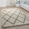 Paco Home Tapis Shaggy Tapis Salon Poil Long Motif Diamant Scandinave Blanc Cass... -Magasin Joss & Main tapis shaggy tapis salon poil long motif diamant scandinave blanc casse gris 9647330 25031440 440 1140x1140