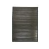 Mon Beau Tapis SOLO BAMBOO - Tapis En Bambou Larges Lattes Et Ganse Gris 160x230