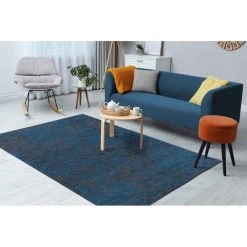 Paris Prix Tapis Tissé à Poils Courts Vintage Kalevi Bleu 160 X 230 Cm -Magasin Joss & Main tapis tisse a poils courts vintage kalevi bleu 160 x 230 cm 14144060 39443554 1140x1140