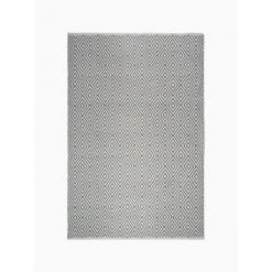 Ac-Deco Tapis Veria - L 180 X L 270 Cm - Gris Et Blanc