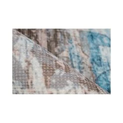 Paris Prix Tapis Vintage à Poils Courts ""Indiana III"" Bleu - 120 X 170 Cm -Magasin Joss & Main tapis vintage a poils courts indiana iii bleu 2