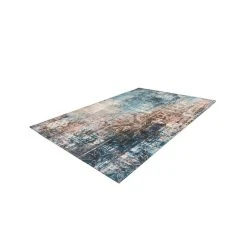 Paris Prix Tapis Vintage à Poils Courts ""Indiana III"" Bleu - 120 X 170 Cm -Magasin Joss & Main tapis vintage a poils courts indiana iii bleu 3