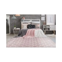 Paris Prix Tapis Vintage Fait Main ""Monroe I"" Rose - 160 X 230 Cm -Magasin Joss & Main tapis vintage fait main monroe i rose 1