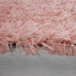 Paco Home Tapis À Poils Hauts, Tapis Flokati Douillet Moderne, Uni En Rose -Magasin Joss & Main teppich pink rosa hochflor wohnzimmer gemuetlich 2