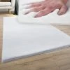 Paco Home Tapis Poils Longs, Shaggy Pour Salon, Moelleux, Doux, Lavable, Blanc U... -Magasin Joss & Main teppich wohnzimmer einfarbig weich weiss 1