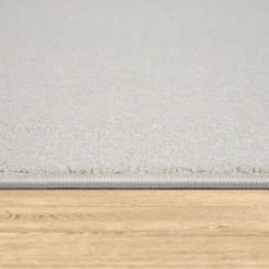 Paco Home Tapis Pour Salon Uni Poils Ras Sobre Et Moderne, Crème -Magasin Joss & Main teppich wohnzimmer kurzflor modern creme 2