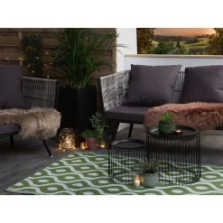 Beliani Tapis Vert 120 X 180 Cm PUNE - Vert -Magasin Joss & Main undef src sa picid 724662 x 2560 type color image