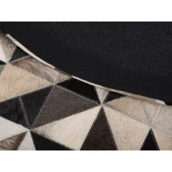 Beliani Tapis En Cuir Gris/beige ø 140 Cm KIRKLAR - Gris Beige -Magasin Joss & Main undef src sa picid 742822 x 2560 type whitesh image