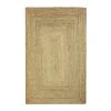 Thedecofactory VEGETAL JUTE - Tapis Tressé En Jute Naturel 50x80