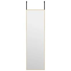 VidaXL Miroir De Porte Doré 30x100 Cm Verre Et Aluminium -Magasin Joss & Main vidaxl miroir de porte dore 30x100 cm verre et aluminium 13701290 37785494 1140x1140