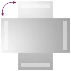 VidaXL Miroir De Salle De Bain à LED 20x40 Cm -Magasin Joss & Main vidaxl miroir de salle de bain a led 20x40 cm 14113490 39320722 1140x1140