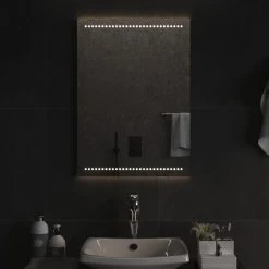 VidaXL Miroir De Salle De Bain à LED 50x70 Cm -Magasin Joss & Main vidaxl miroir de salle de bain a led 50x70 cm 14113322 39320076 1140x1140