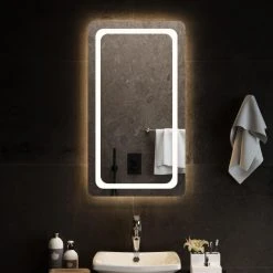VidaXL Miroir De Salle De Bain à LED 50x90 Cm